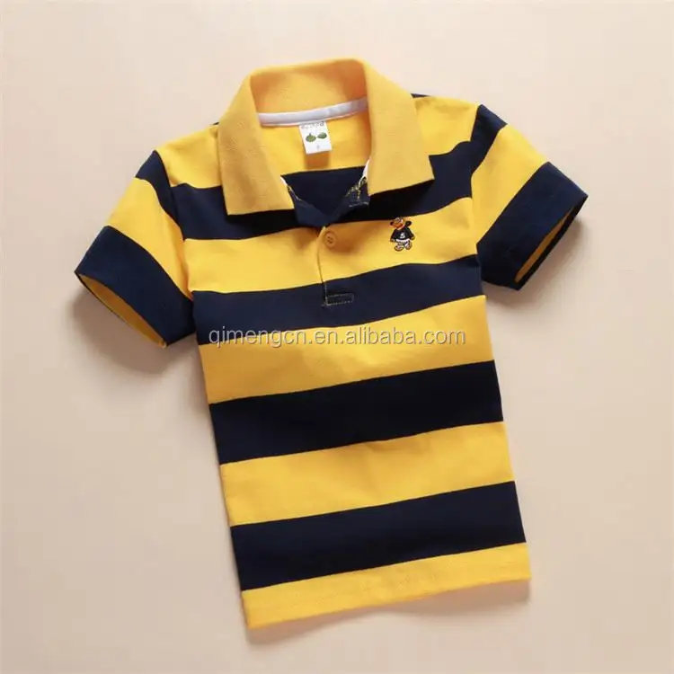 Último producto diferentes tipos camisa de polo para niños