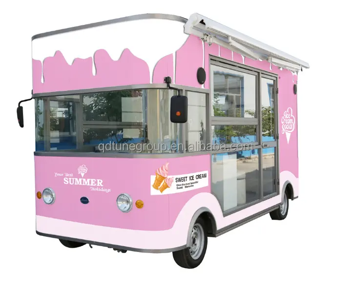 Reboque portátil de reboque, caminhão móvel de alimentos para restaurantes e carros