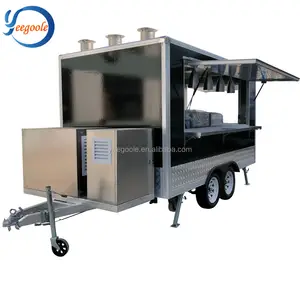 Churros/koffie/popcorn/sap kiosk/mobiele trolley winkelwagen/mobiele voedsel winkelwagen CE