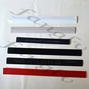 Wholeslae PVC reflexivo personalizada Slap pulseras, bofetada reflexivo Wraps para deportes exterior - Product Image 1
