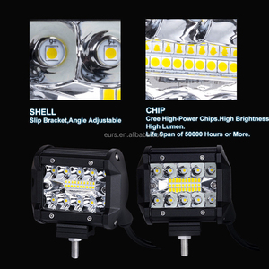 Nouveau projecteur de travail LED EURS haute luminosité 20 LED 15W 4 pouces 1050lm 6000K 3.5A 3030 en alliage d'aluminium pour véhicule tout-terrain, faisceau combiné - Product Image 2