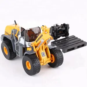 压铸工程机械1:50叉车装载机仿真Matel模型汽车玩具