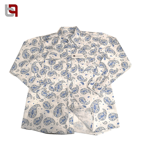 100% <strong>Paisley</strong> Print for Wholesale Cotton <strong>Men</strong> <strong>Shirt</strong> - Product Image 4