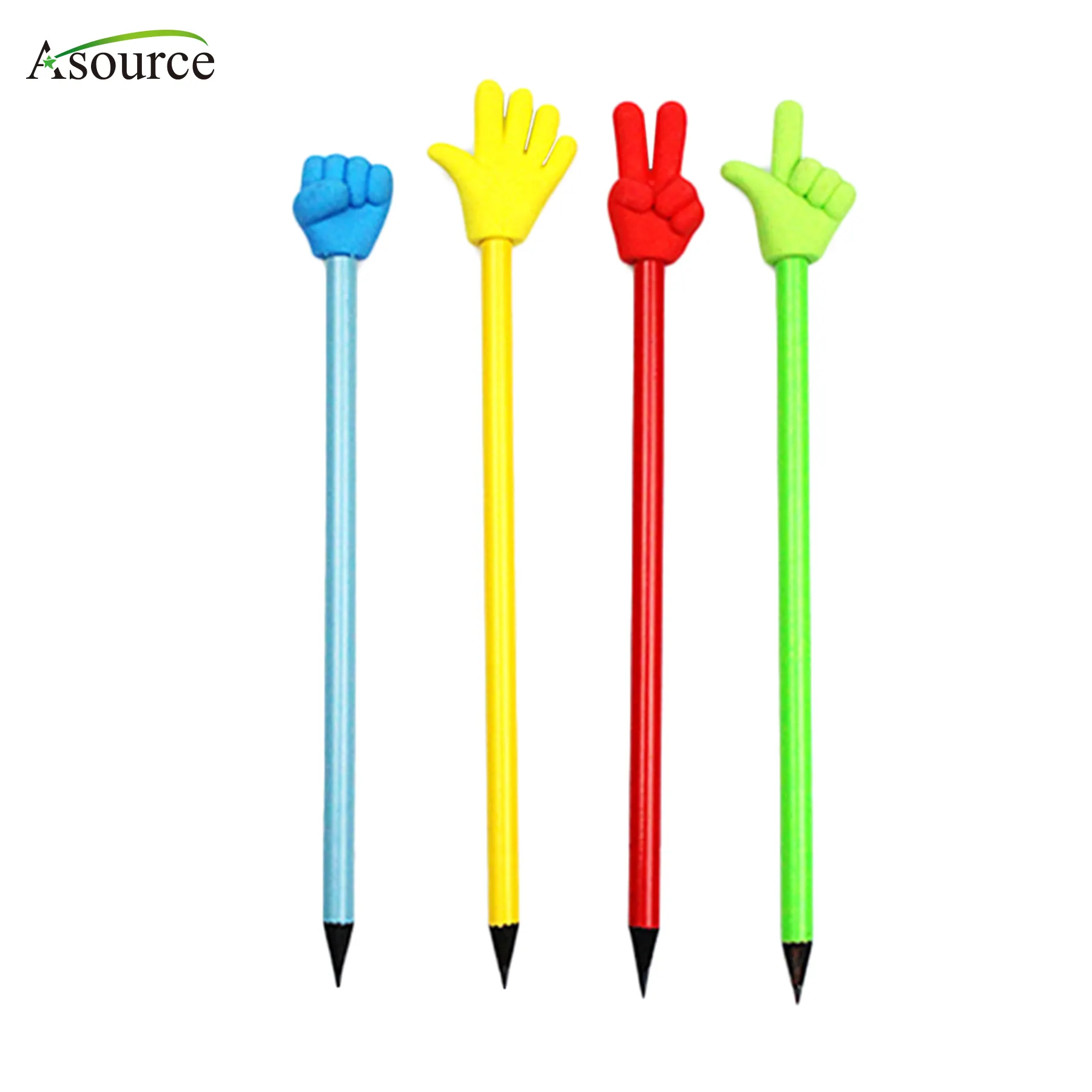 High Quality Promotion Hand Topper Design Pencil