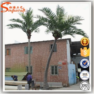 Palmera maquillaje <span class=keywords><strong>exterior</strong></span> fake palmera plantas los árboles artificiales árbol de <span class=keywords><strong>coco</strong></span> - Product Image 3