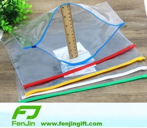 Trong Suốt Phong Bì Tập Tin Tùy Chỉnh Kích Thước Không Thấm Nước Rõ Ràng Nhựa Tài Liệu Phong Bì Tập Tin Với Ziplock Zip - Product Image 3