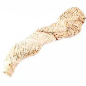 China Wholesale 1 KG Dried Natural Raffia GrassでRollためBouquet Decoration Gift Flower Packing Material Knitting Raffia