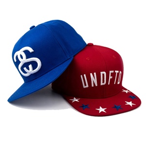 หมวกฮิปฮอปสแนปแบคสไตล์เกาหลี6แผงปักลาย - Product Image 3