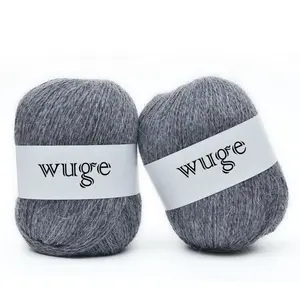 Clearance sale high quality mink wool knitted yarn for sweater,scarf