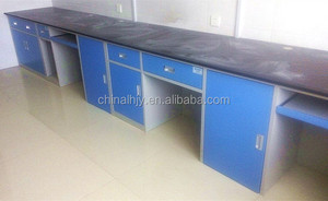 Laboratuvar mobilya tipi Laboratuar duvar tezgah/yan sehpa/yan tezgah üst cupbpard ve musluk ile - Product Image 4