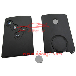 4 boutons carte à puce distant cas de logement clé Pour Renault Clio 2 3 - Product Image 4