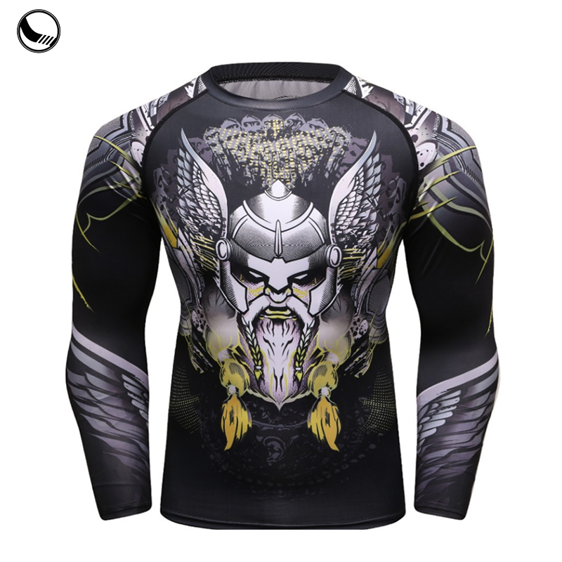 Großhandel bjj spandex custom druck rash guard