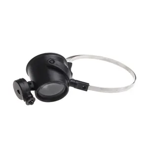 15x LED Eye-Clamp-Free Magnifier Loupe Magnifying Glass loupe Watch Repair vergrootglas magnify lupa glasses relojero third hand