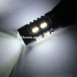 1157 Ổ Cắm DRL Bulb P21/5 Wát BAY15D 5730 5630 Chip 20 SMD Amber + Trắng Xe Led Bật Tín Hiệu Ánh Sáng DC12V Màu Sắc Kép Tự Động Phanh Đèn - Product Image 4