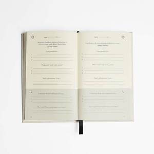 <span class=keywords><strong>Carnet</strong></span> <span class=keywords><strong>de</strong></span> gratitude <span class=keywords><strong>personnalisé</strong></span> avec logo en relief, en tissu coton-lin, pour la <span class=keywords><strong>santé</strong></span> mentale, la pleine conscience et la manifestation, format A5 - Product Image 5