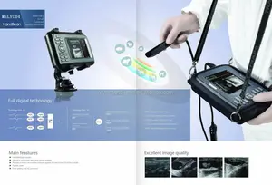 Draagbare Handheld Dierenarts Ultrasound Machine MSLVU04 Voor Runderen Schapen Geit Equine