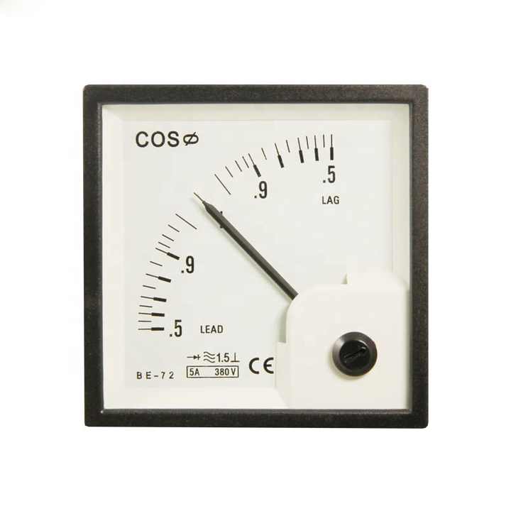 6L2-COS Power Factor Meter | Pointer Type | 380V/5A | Power Measurement Tool For Electrical Systems