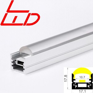 Canal de perfil de alumínio para faixa led com tampa diferente - Product Image 1