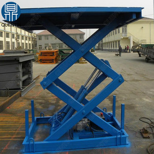 <span class=keywords><strong>Table</strong></span> élévatrice à ciseaux hydraulique stationnaire <span class=keywords><strong>de</strong></span> petite taille 1 tonne - Product Image 3