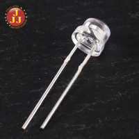 Diode LED basse tension 5 mm de couleur blanche à haute luminosité avec résistance intégrée