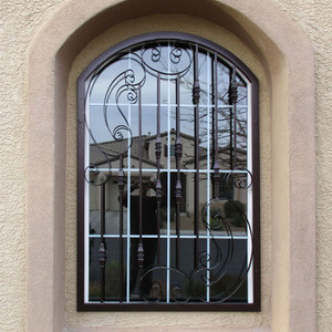 Reja de Ventana Fija de Acero Galvanizado de Estilo Europeo Simple, Diseño de Hierro Forjado - Product Image 2