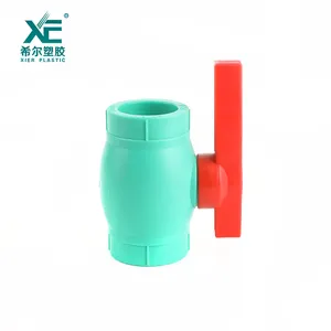 Ppr Plastic Valve Zhejiang Factory High Quality Newest Green Plastic Ppr Ball Valve