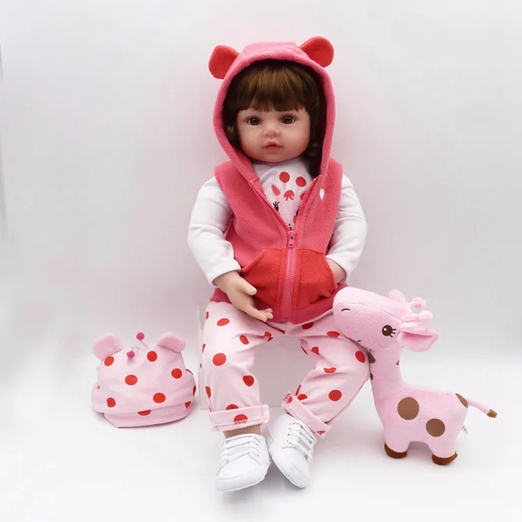Ultimo nuovo 60 centimetri In Silicone Rinato Boneca Realista Fashion Baby Dolls Per La Principessa Regalo di Compleanno Dei Bambini Bebes Reborn Doll giocattoli