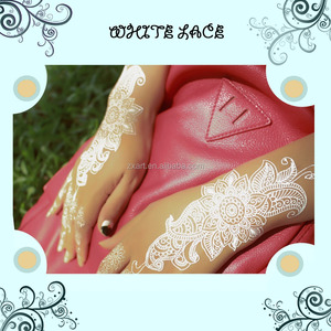 Henna blanco <span class=keywords><strong>tatuajes</strong></span> temporales <span class=keywords><strong>tatuajes</strong></span>, transferencia de agua <span class=keywords><strong>tatuajes</strong></span> blancos - Product Image 4