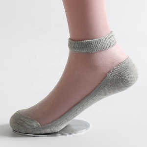 Été Mince Cristal Soie Cheville Coton Mignon Enfant Enfants Bébé Chaussettes - Product Image 6