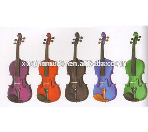 snvl005 violín de color rosa negro violín violín - Product Image 1