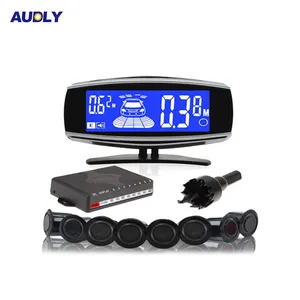 Sensor de estacionamiento con pantalla LCD, caja de Color Universal PS1025-6 estándar, 8 sensores, Color negro, opción 100-300 juegos, CN;GUA personalizado