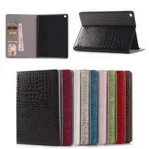 flip leather case with ID card slot cover for iPad air2 , for ipad air2 case , PU leather tablet case