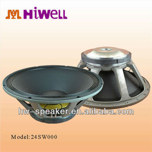 Caisson de verre en papier double 4ohm, 3000W, crête <span class=keywords><strong>24</strong></span> pouces, nouveau modèle - Product Image 1