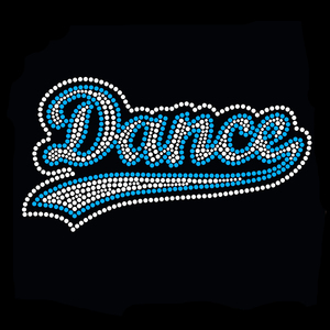 เชียร์เต้นจดหมายเหล็กrhinestoneโอนสำหรับเสื้อผ้าเสื้อ - Product Image 1