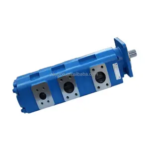 Crawler Cranes Hydraulic Gear Pump Ce Tube 45 Permco Hydraulic Gear Pump 3 Stage Cast Iron Triple Hydraulic Gear Pump 60 60 40 /