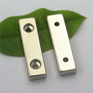 Xlmagnet גבוהה ביצועים <span class=keywords><strong>n38eh</strong></span> neodymium כיכר מגנט עם countersunk חור