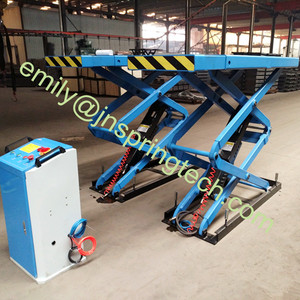 Meja Angkat Mobil Model Gunting Dalam Lantai Dengan <span class=keywords><strong>Platform</strong></span> Ekstra 3000kg Model SP-K3000 <span class=keywords><strong>3t</strong></span> Pengangkat Mobil - Product Image 4