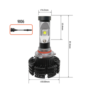 2018 luces del coche LED linterna 10000 lumen 9006 9005H7 H4 H11 X4 LED faros bombillas - Product Image 2