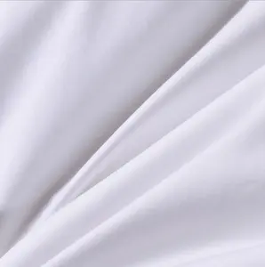 100% cotton fabric 40x40 110x90 plain weave percale white fabric 200tc 280cm for bed sheets