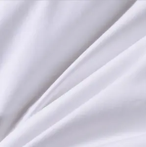 Cotton Plain Fabric 100% Cotton Fabric 40x40 110x90 Plain Weave Percale White Fabric 200tc 280cm For Bed Sheets