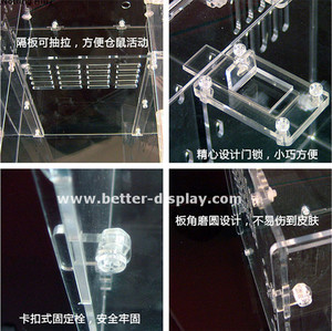 En gros acrylique <span class=keywords><strong>reptile</strong></span> cages avec des trous de souffle - Product Image 3