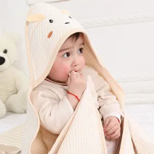 Eco-friendly Durable Super Soft Infant Cotton Swaddle Blanket Baby