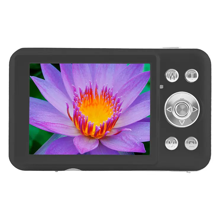 Profissional 12MP 8X डिजिटल ज़ूम समर्थन 8 GB एसडी कार्ड डिजिटल वीडियो कैमरा के साथ 2.7 इंच का डिस्प्ले