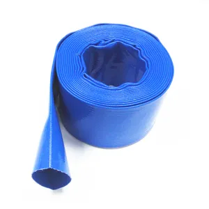 High Quality PVC Lay Flat 3 Inch Flexible Drain Hose For Water Pump In Agriculture