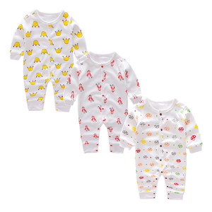 Cotton 2 layers baby clothing romper jumpsuit onesie pajamas - Product Image 1