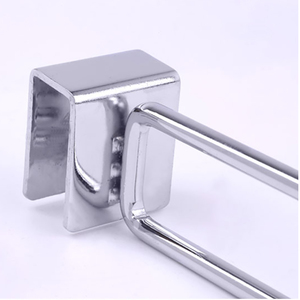 Chất Lượng Cao Ống Thanh Treo Hooks Đôi Dòng Kim Loại Thanh Ngang Hooks Với Giá Tag Chủ - Product Image 6