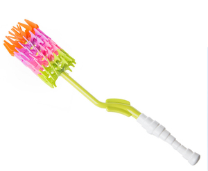 360 Degree Rotating Anti-bacterial Silicone Milk <strong>Bottle</strong> <strong>Brush</strong> for Baby <strong>Bottles</strong> Flexible, BPA-Free Cleaning Tool with Long Handle - Product Image 6