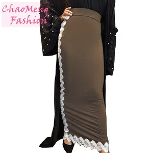 Robe mi-longue africaine pour jeune fille, slim, style islamique, kbaya, nylonya, robes traditionnelles, 6061 #