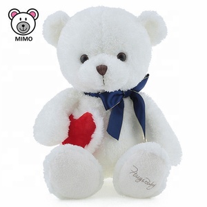 Nuovo 2019 Regalo di San Valentino <span class=keywords><strong>del</strong></span> Giocattolo Della <span class=keywords><strong>Peluche</strong></span> Teddy Bear Con <span class=keywords><strong>Cuore</strong></span> Rosso Fatto A Mano Bella Animale Farcito Sveglio Molle della <span class=keywords><strong>Peluche</strong></span> <span class=keywords><strong>del</strong></span> Giocattolo Blu teddy Bear - Product Image 2