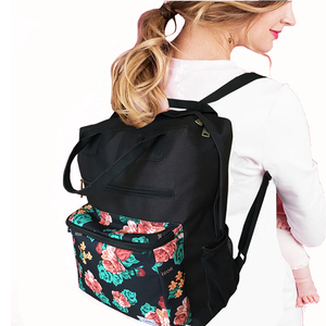 Negro ligero lujo más elegante bebé madre <span class=keywords><strong>maternidad</strong></span> para la venta grande niños de alta moda bolsa de pañales Nappy mochilas - Product Image 3
